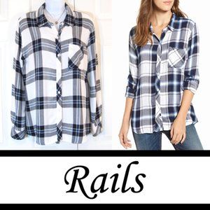 Rails | 'Hunter' Plaid Rayon Flannel Shirt